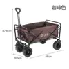 Carro de Camping Extra Grande, Carro de Picnic, Remolque de Camping Plegable para Exteriores, Carro de Camping Tirado a Mano, Carrito Pequeño para Montar Puestos