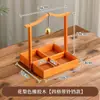 Lanches Domésticos para Chá Estilo Chinês, Prato de Frutas Comercial, Caixa Dividida, Prato de Frutas, Frutas Secas Retrô, Lanches de Chá Antigos de Ano Novo