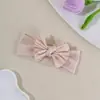 Diadema Ancha Elástica de Color Puro con Fuente Suave Europea y Americana Transfronteriza para Bebé Accesorios para el Cabello Infantil y para Niños Pequeños Lazo Cubrecabezas para Niños