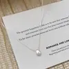 S999~Collar de Plata de Ley Frijol Frijol Estilo Coreano Minimalista Estilo Ins Superficie Brillante Ovalado de Moda Versátil Diseño de Nicho Cadena para Clavícula