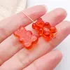 Acrílico 12*19mm Agujero Vertical Transparente Oso DIY Pulsera Collar Pendiente Llavero Colgante Accesorios de Joyería