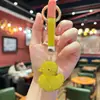 E-commerce Transfronteiriço Argila Cerâmica Full Strass Pato Amarelo Pequeno Chaveiro de Liga Pato Pequeno de Strass Fofo Exquisito Pingente para Bolsa Feminina