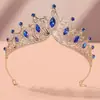 Em Estoque Acessórios Europeus e Americanos para Vestidos de Noiva Coroa liga de cristal Headband festa de aniversário de princesa Coroa