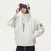 Jaqueta Masculina Impermeável com Forro de Fleece Três em Um Feminina Roupas de Exterior Grossas e Quentes Outono e Inverno Jaqueta de Escalada do Tibete
