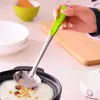 Escorredor de aço inoxidável grosso colher de sopa utensílios de cozinha cabo longo colher para panela quente picante louça de panela quente colher doméstica