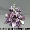 Arreglos Florales Morados para Bodas, Orquídeas Phalaenopsis Artificiales, Caminos de Flores, Decoraciones de Boda, Flores Artificiales, Decoración de Compromiso Arte Floral