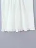 Comercio Exterior Transfronterizo Ropa de Mujer 2025 Otoño e Invierno Nueva Ropa de Mujer Estilo Europeo y Americano Dulce Vestido de Tirantes sin Mangas con Volantes y Cuello en V