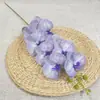 27 cores, nova orquídea impressa em 3D com 9 cabeças, flor artificial, para decoração de casamento e casa, atacado