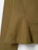 Chaqueta de Moda para Mujer 2026 Transfronteriza con Cuello Alto, Corta, Ajustada y con Adorno de Volantes