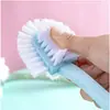 Cepillo de Zapatos de Cinco Caras para Limpiar Sin Rincones Muertos, Cepillo Circular de Plástico para Limpieza de Zapatos de Baño de Hogar con Cerdas Duras de Doble Cara