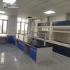 Escola hospital alumínio vidro reagente rack atacado todos borda de madeira mesa central pp reagente rack tubo garrafa rack alumínio vidro reagente rack