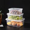 Conjunto Shunxin de 2 Peças para Air Fryer: Caixa para Air Fryer, Organizador de Geladeira, Armazenamento de Alimentos, Crisper de Plástico, Marmita de Plástico