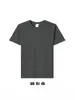 Camiseta básica unisex de manga corta, color liso, hombros caídos, talla grande, moderna, algodón 100% de peso pesado, 230g