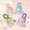 Portatarjetas Transparente Shaker para Hobby Etiqueta de Nombre para Estudiante Tarjeta de Campus Portatarjetas IC En Stock Lanyard para Empleado Funda Protectora para Tarjeta de Identificación de Fábrica