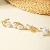 Joyería Europea y Americana Anillo de Perlas Barroco Retro para Mujer Ins Aleación Líquida Conjunto de Anillos Abiertos Asimétricos