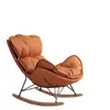 Sofá perezoso para relajación en casa, mecedora de caracol, sillón reclinable de lujo ligero para adultos, adecuado para sala de estar y balcón, silla de ocio individual