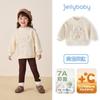 [Infrarrojo Lejano] Sudadera de Forro Polar para Niñas, Nuevo Estilo Otoño e Invierno para Niños, Ropa de Invierno para Bebés y Niños Pequeños, Top Cálido de Dibujos Animados para Bebés