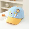 Gorra infantil estilo coreano, linda gorra de béisbol de jirafa espacial de dibujos animados, gorra de sol para bebé para exteriores, transfronterizo