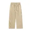 Calças Casuais Estilo Novo 2026 para Homens, Calças Lavadas, Calças de Seda Gelada, Calças de Alta Elasticidade, Calças Longas, Finas e Respiráveis de Verão