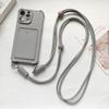 Adecuado para iPhone 15, funda para teléfono con cuatro esquinas resistente a caídas, funda para tarjetas líquidas, funda para Apple 14 con cordón cruzado, funda protectora para tarjetas