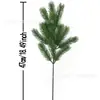 Pino de Bienvenida Bonsái, Ramas de Pino Artificiales, Pino de Belleza, Pino Arhat, Pino Penglai, Pared de Plantas Verdes de Decoración Suave de Ingeniería, Pared de Plantas Verdes
