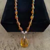 Colar Gota d'Água Roxa, Corrente para Clavícula Qi Donglai Roxa, Colar de Presente para Mãe, Joia de Colar para Influenciador do TikTok Transfronteiriço