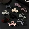 Pinzas de garra serie color Morandi, estilo popular de influencer, pinzas de presión de alta gama, pinzas de tiburón ABS de moda versátiles venta al por mayor