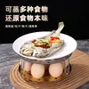 Rejilla de cocción al vapor de acero inoxidable, rejilla para huevos al vapor para el hogar, rejilla multifuncional para cocinar al vapor con agua, rejilla para ollas con patas altas y bajas, rejilla para jaula de cocción al vapor, venta al por mayor