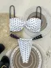Traje de baño de dos piezas con bloques de color, estilo nuevo 2026, marca independiente, europeo y americano, para mujer, bikini de alta gama para aguas termales y playa