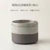 Caneca de café reta de cerâmica grossa xícara de chá doméstica retrô xícara de água para chá pessoal copo de cola de escritório copo de latte copo de café da manhã