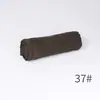 Bufanda Nueva Fina de Modal Transpirable de Color Sólido con Borde Ancho para Mujer, Color Sólido, Pañuelo para la Cabeza de Rayón Indonesio de Venta Caliente Transfronterizo