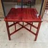 Mesa Oito Imortais Estilo Antigo Madeira Maciça Dobrável Destacável Mesa de Jantar Armazenamento Portátil Fabricante Mesa Quadrada Estilo Antigo Chinês