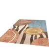 Atacado transfronteiriço de tapetes modernos e minimalistas para sala de estar, tapetes de área grande para sofá e mesa de centro, tapetes de veludo cristalino resistentes a manchas e fáceis de limpar