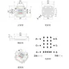 Fabricante Mayorista 17W Alto Brillo Leds RGB Integrados Lámpara de Escenario Lámpara Par Iluminación Exterior Fuente de Luz de Color de Alta Potencia