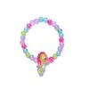 Pulsera de cuentas de princesa con temperamento lindo de dibujos animados, pulsera creativa de cuentas de color caramelo, joyería para niños, pulsera para niños