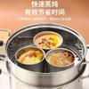 Recipiente de Acero Inoxidable con Tapa Olla para Estofado Olla de Sabor Tarro Redondo para Condimentos Recipiente Multipropósito Tarro para Condimentos de Cocina Caja de Condimentos Tarro para Manteca