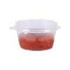 Pote Descartável para Molho com Tampa para Uso Doméstico, Recipiente Redondo Pequeno para Molho de Soja, Caixa de Tempero, Prato Integrado para Molho de Pimenta para Viagem