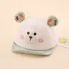 Nuevo sombrero de primavera para niños, oso de dibujos animados, gorra de visera para niña, sombrero de sol con protección solar para bebé niño