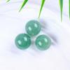 Bola de Cristal de Pedra Natural Transfronteiriça 16mm Ametista Ágata Pedra Bruta Polida Contas Redondas Ornamentais Decoração de Casa Pingente