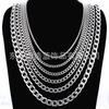 Hip-Hop Japonés y Coreano Collar Nk Collar de Acero Inoxidable para Hombre Cadena de Suéter de Mezclilla Pieza Retorcida de Pareja Europea y Americana Suministro de Ebay para Mujer