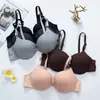 Ropa interior para senos pequeños, Push-up con lazo engrosado, Sujetador ajustable para niñas con senos grandes, Sujetador push-up anti-caída con aros de acero