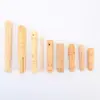 Accesorios para electrodomésticos de jardín mango de madera vajilla para barbacoa agujero pasante mango de madera utensilios de cocina abridor de botellas mango de madera personalización