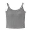Sujetador de Espalda Bonita de Tirantes Body de una Pieza Ropa Interior para Usar Debajo con Almohadilla en el Pecho Encaje Sin Marcas Top para el Cuerpo Chaleco de Uso Exterior para Mujer para Verano