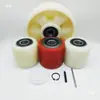 Rueda Hidráulica para Montacargas Nailon Poliuretano Pu Piso Apilador Transpaleta Manual Rueda Delantera y Trasera con Rodamiento Doble Accesorios