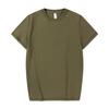 Playera de Algodón Pesado para Hombre 270g para Hombre y Mujer Color Sólido Manga Corta Pareja Holgada Transpirable Media Manga Casual Camiseta Lisa