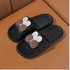 Fornecer Chinelos de Verão Sapatos Femininos Sandálias Respiráveis de PVC para Banheiro Chinelos de Casa para Lazer Casal Chinelos Wuchuan