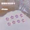 Macaroon Moca K9 Diamante Joyería para Uñas Luna Mariposa Amor Estrella Pequeña Decoración Armadura Hielo Uso al por Mayor
