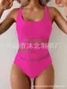 2026 Traje de baño de una pieza de malla para mujer de Amazon Control de abdomen Sexy Traje de baño Push-Up Traje de baño Adelgazante
