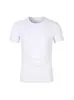 Camiseta de Verano de Manga Corta para Hombre 2026, Cuello Redondo, Malla de Secado Rápido, Top Deportivo de Moda, Color Sólido