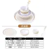 Juego de Mesa para Hotel Personalizable de Cuatro Piezas Set Moderno Sencillo de Tazón y Plato Restaurante de Hot Pot Restaurante Chino Juego de Vajilla de Melamina